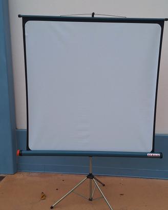 schermo telo per proiezione Aster trepp cm 128x128