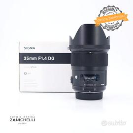 Sigma 35 F1.4 DG HSM ART (Nikon) Usato (G261)