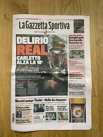 La Gazzetta dello Sport 25 Maggio 2014 Delirio 
