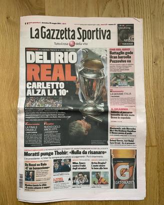 La Gazzetta dello Sport 25 Maggio 2014 Delirio 