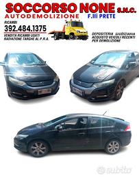 Ricambi Honda Insight Hibrid cod. mot. LDA3