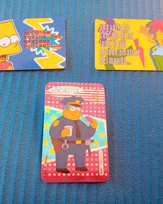 Simpson 3 carte da collezione 1999