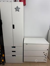 Armadio + cassettiera ikea