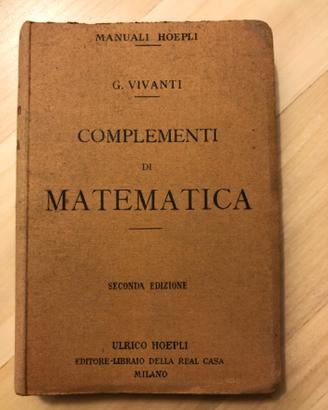 Complementi di matematica