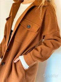 Cappotto marrone oversize