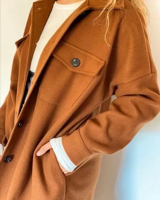 Cappotto marrone oversize