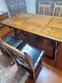 Tavolo Fratino Spagnolo e 4 Sedie