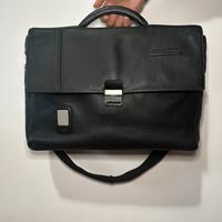 Ventiquattrore espandibile in pelle Piquadro