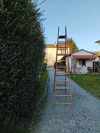 SCALA DI LEGNO IPPIS DOPPIA SALITA ALTA 2,80M