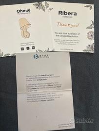 Lampada biodegradabile buccia arancia