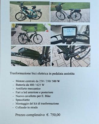 Posso trasformare la tua bici in elettrica