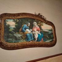 Antico quadro sacro religioso