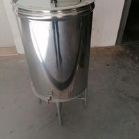 Contenitore per olio in acciaio inox 200L