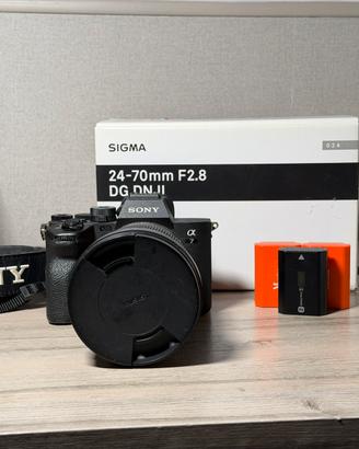 Sony A7 IV + SIGMA ART II 24-70