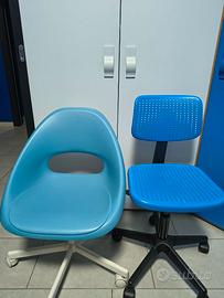 Due sedie per cameretta