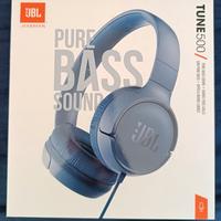cuffie JBL Tune 500 Auricolare Cablato blu