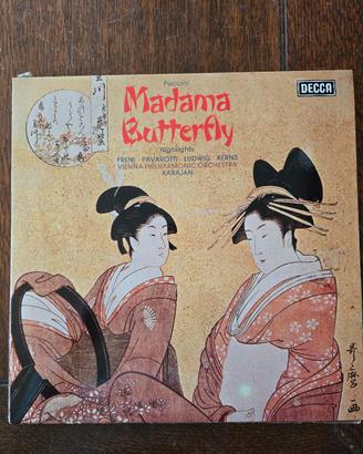 PUCCINI Madama Butterfly Highlights 1974 vinyl LP