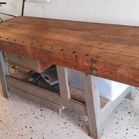 bancone falegname antico