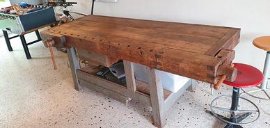 bancone falegname antico