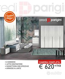 Camera da letto moderna - 3 colori a scelta