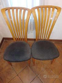 Due sedie da salotto camera taverna.