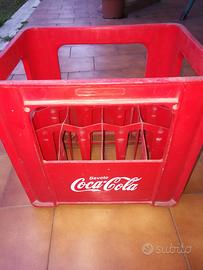 Cassetta Coca Cola Plastica Rossa N°12 Bottiglie