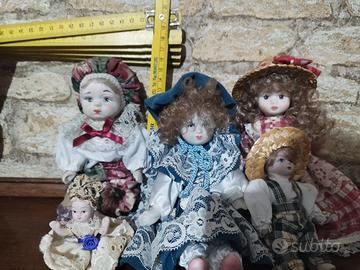 set bambole di porcellana vintage 