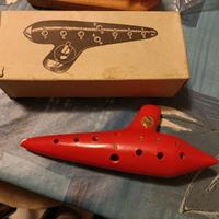 Ocarina vintage in legno