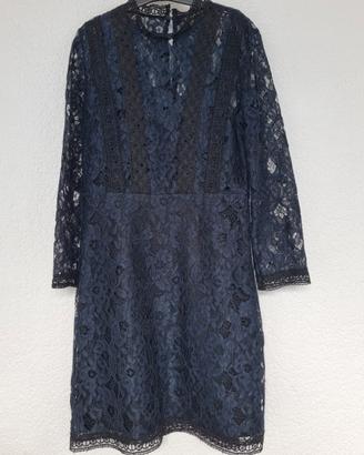 Capo Zara Basic (abito in pizzo a contrasto)