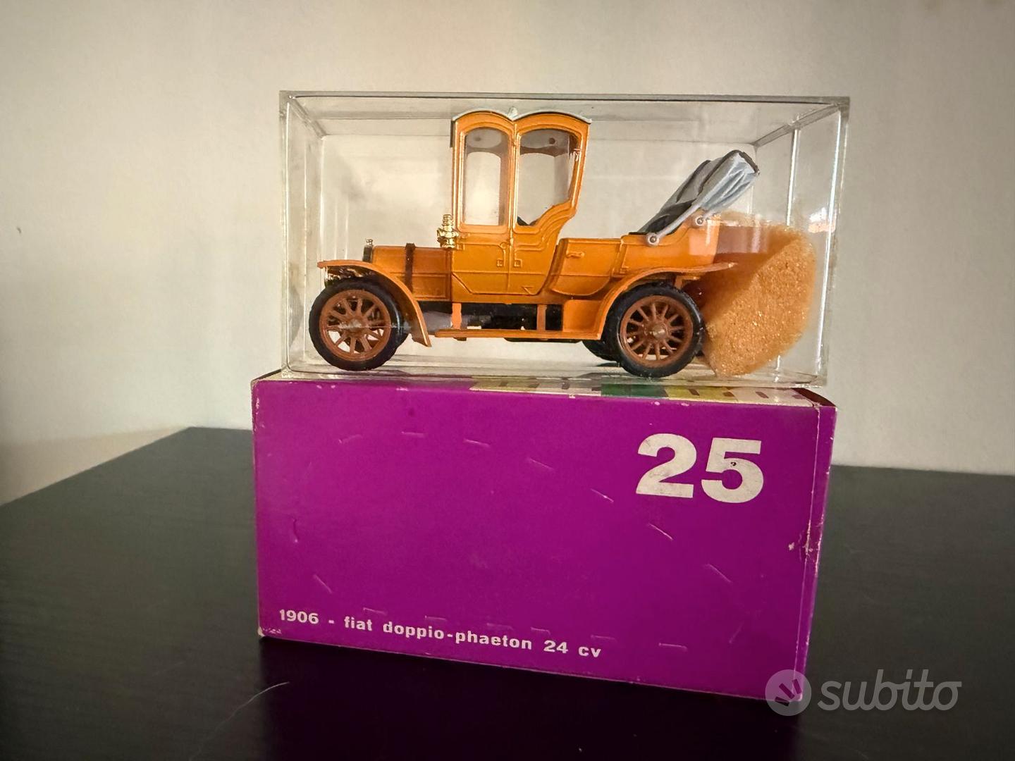 その他 RIO 25 fiat doppio-phaeton 24 cv 1906 FIAT DOPPIO PHAETON 24 CV 1906 N.25 RIO 1/43 - Collezionismo