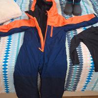 set tuta sci e scarponcini