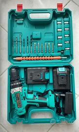 Trapano Avvitatore con Percussione a Batteria