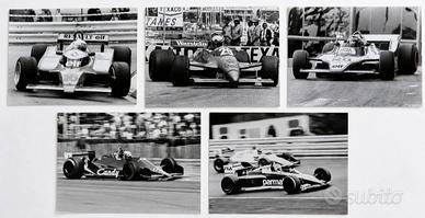 Lotto fotografie auto Gran premi Formula 1 anni 70