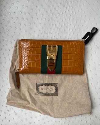 Portafoglio coccodrillo NUOVO GUCCI