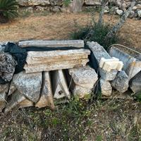 Scala alla trapanese antica con pianerottolo