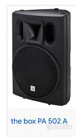 Coppia Casse THE BOX PA 502 A