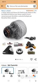 Kit L-faster 36v motore per bicicletta