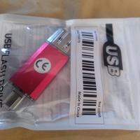Chiavetta USB e USB type c 100 GB