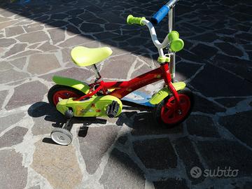 bici bambino/ bambina e monopattino