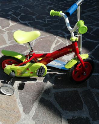bici bambino/ bambina e monopattino