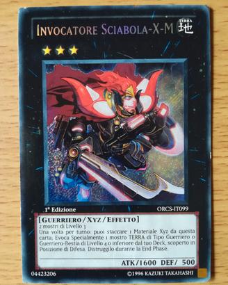 INVOCATORE SCIABOLA-X-M /Yugioh/ ORCS-ITA / secret