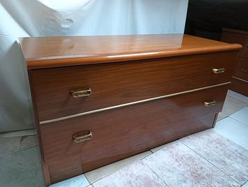 Consolle bassa a 2 cassetti