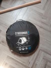 Tenda 2 seconds 2 persone Decathlon fresh&black