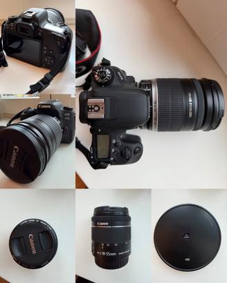 Canon  77D + tre obiettivi