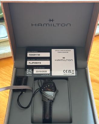 Hamilton Ventura S Quartz "Black & Gold"