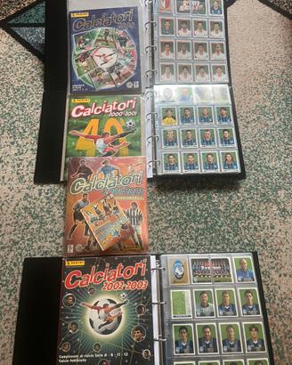Set completi album e figurine calciatori panini