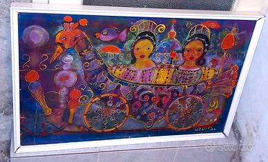 Dipinto grande, artista amatoriale