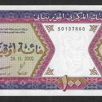 Mauritania - banconota  FdS UNC da 100 Ouguiya