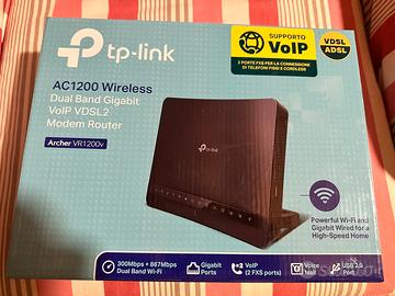 Modem Router Voip TP-link AC1200 ADSL usb wifi