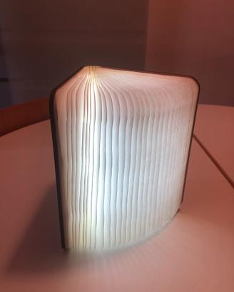 Lampada a forma di libro
